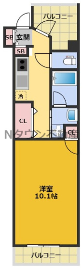 【間取り】 | 千種ライズ | 間取りです