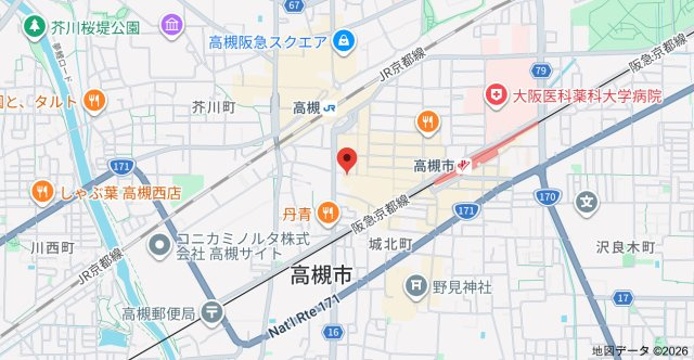 メトロノームの地図