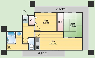 【間取り】 | 山田マンションビューテラス