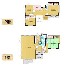 【間取り】 | 千葉市中央区都町６丁目　中古一戸建て　JR総武線【千葉】駅 | 4SLDK　建物面積：149.05㎡