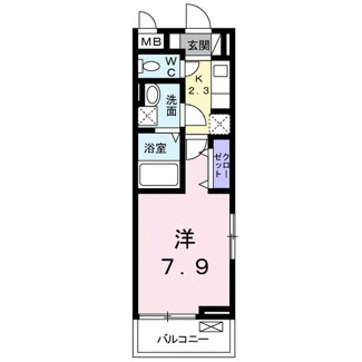 【間取り】 | ジュネス　Ｋ