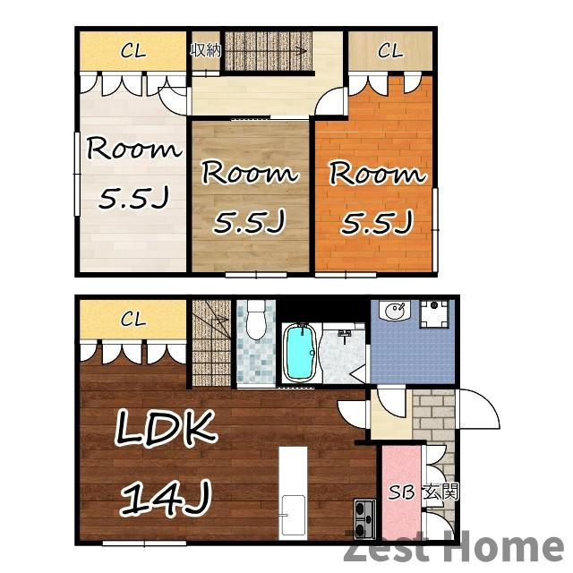 リノスタイル塚口の間取り