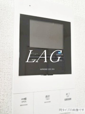 【セキュリティ】 | リッシュ　メゾン | モニター付きインターフォンです。（同仕様です。）