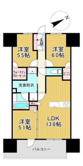 【間取り】 | レーベン岩国麻里布町