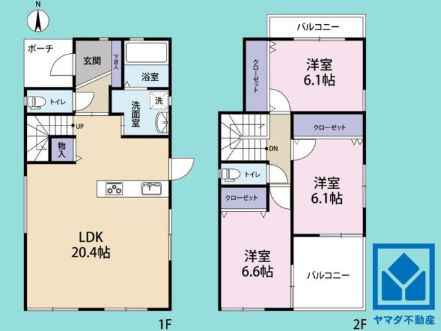 西宮市山口町上山口の間取り