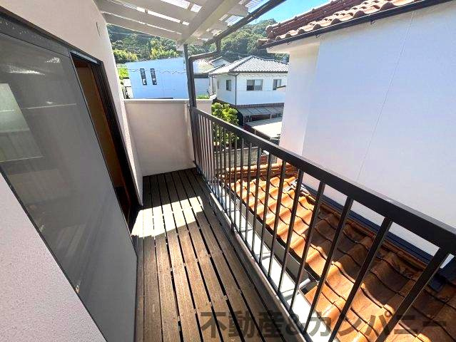 姫原1丁目の中古のおうち　松山市姫原1丁目中古戸建のバルコニー|陽当たり良好なバルコニーです