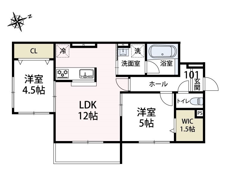 ルガロ　ノイエスの間取り