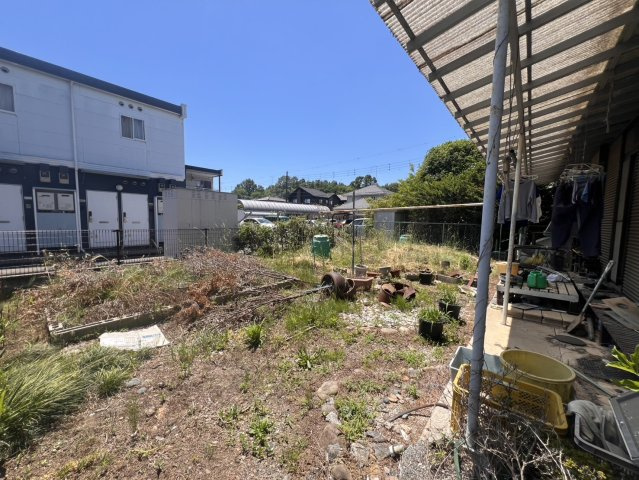 真岡市高勢町　和の趣を感じるゆとりの中古戸建の庭