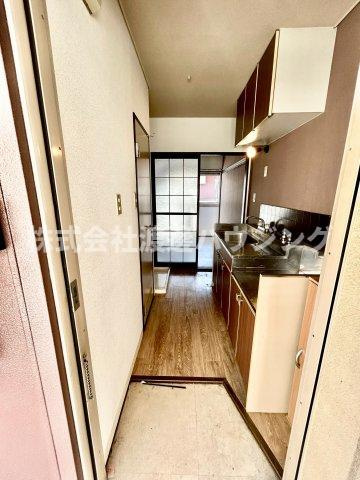 メルベイユ千里山北棟の玄関
