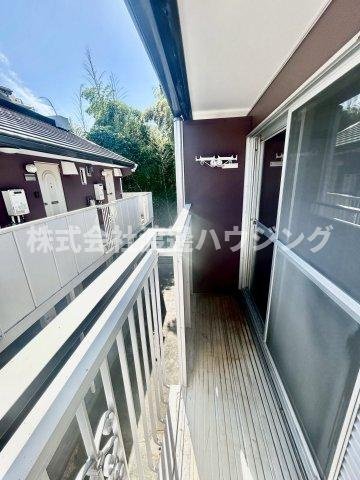 メルベイユ千里山北棟のバルコニー