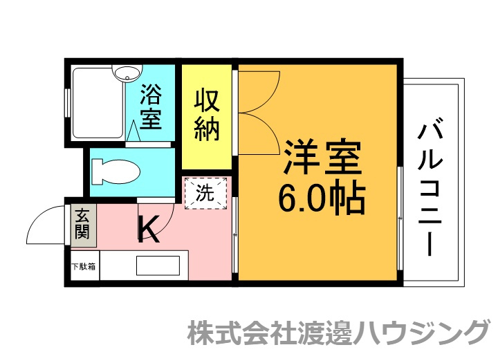 メルベイユ千里山北棟の間取り