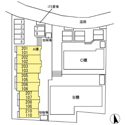 【区画図】 | グラナーデ成城学園前A
