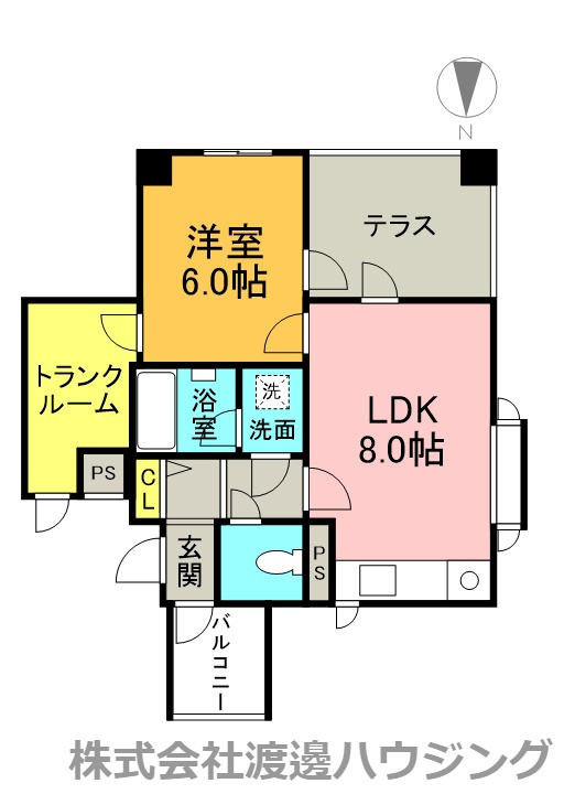 ハイム緑地公園の間取り