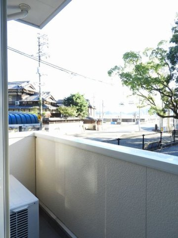 Ｓｅａｓｉｄｅ　波多見　Ａのバルコニー|陽当たり良好なバルコニーです
