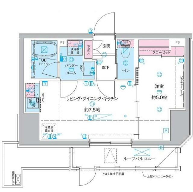 ジェノヴィア桜上水Ⅱの間取り