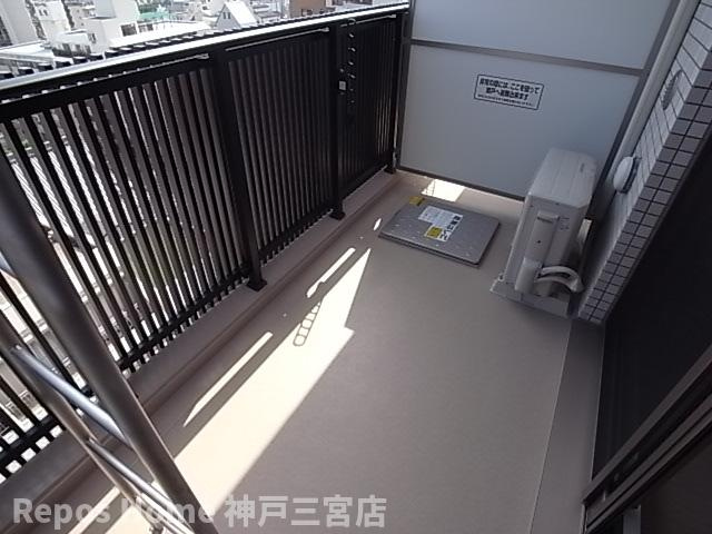 カシータ神戸元町JPのバルコニー