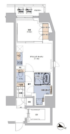 ボヌールステージ笹塚の間取り