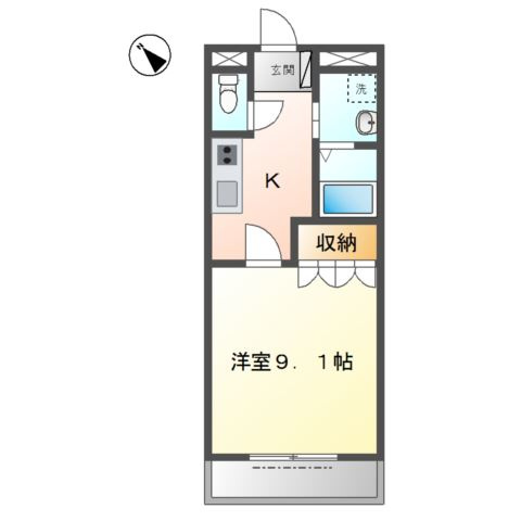 アソシアード18の間取り