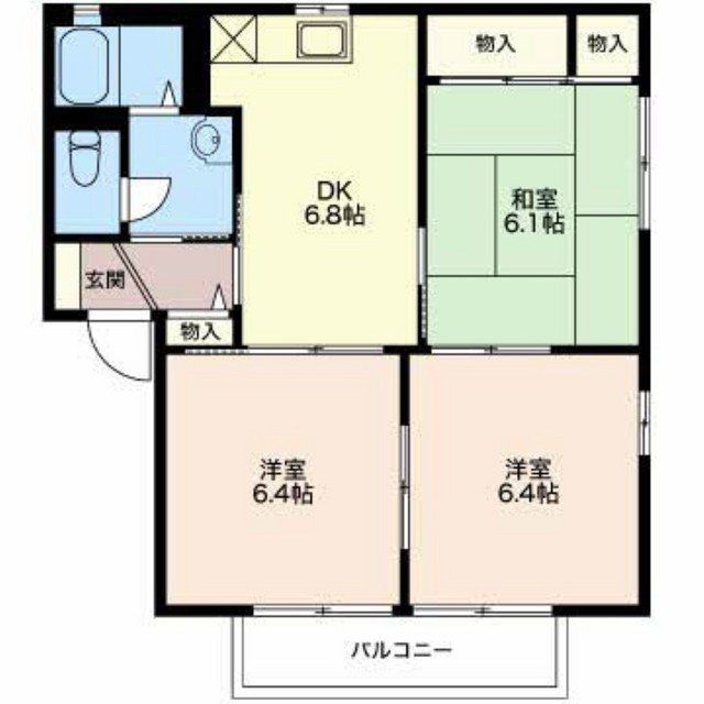 メゾン．S．K．Kの間取り