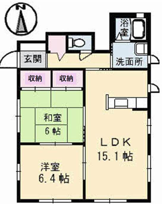 グリーンブランシェの間取り