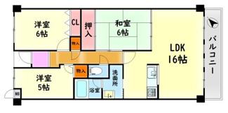 【間取り】 | シャルマンコーポ松之浜　中古マンション
