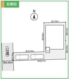 横浜市旭区川島町の新築一戸建の区画図|カースペース2台分確保！
お気軽にお問合せ下さい。