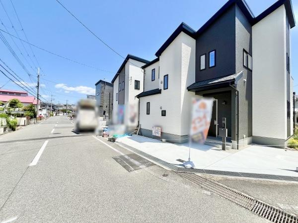 【前面道路含む現地写真】 | 明石市大久保町高丘1丁目　A号棟　新築戸建
