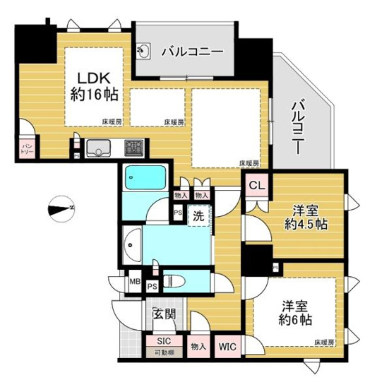 【間取り】 | ブランズ都島