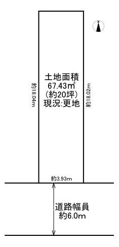【土地図】 | 大阪市旭区清水2丁目　売土地