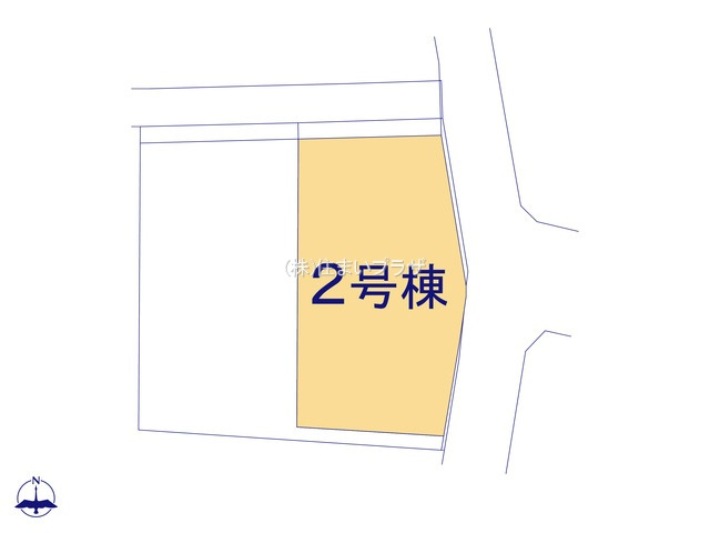 仲介手数料無料）一宮市蓮池第３・２号棟の区画図