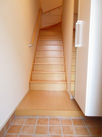 はまなす荘Ⅱの玄関