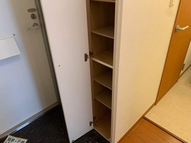 レオパレスグリーンハートの玄関|シューズボックス
