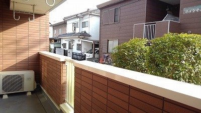 ルミエール伍番館のバルコニー
