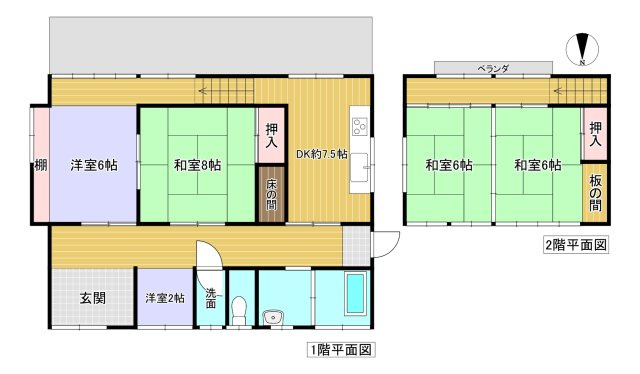 群馬県利根郡みなかみ町羽場 中古戸建の間取り