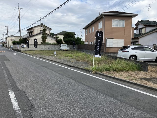 売地：第２寄木戸分譲1区画の前面道路含む現地写真|前面道路含む現地写真です