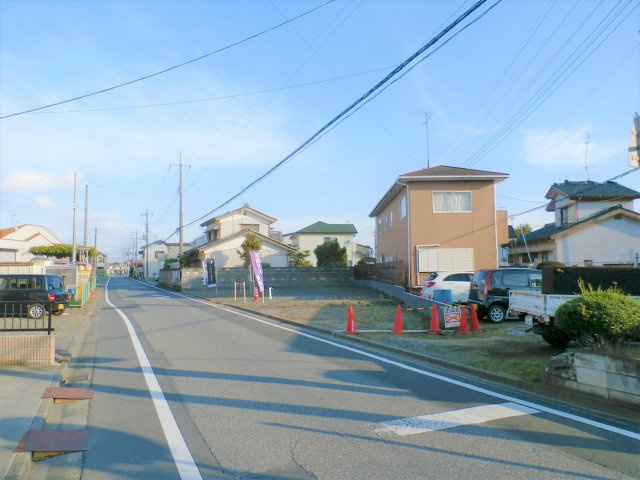売地：第２寄木戸分譲1区画の土地図|土地形状台形で、７０坪以上なのでプランニング次第でお庭も駐車場も広々配置出来ちゃいますよ♪