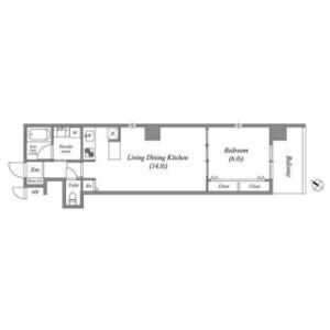 【間取り】 | Broad阿倍野阪南町Residence