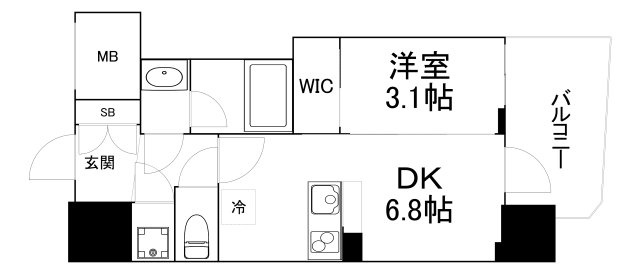 【間取り】 | コンフォリア・リヴ大阪本町