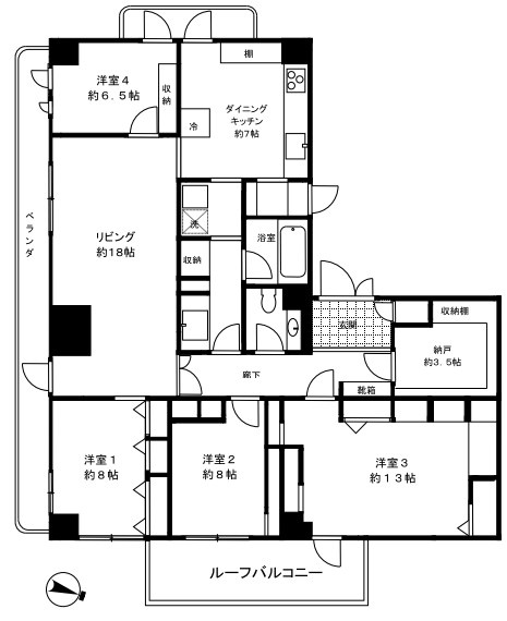 4LDKの137㎡です！