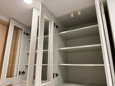 【収納】 | 大阪ブライトパークス | キッチン上部収納　※工事完了時／２０２６年５月の写真