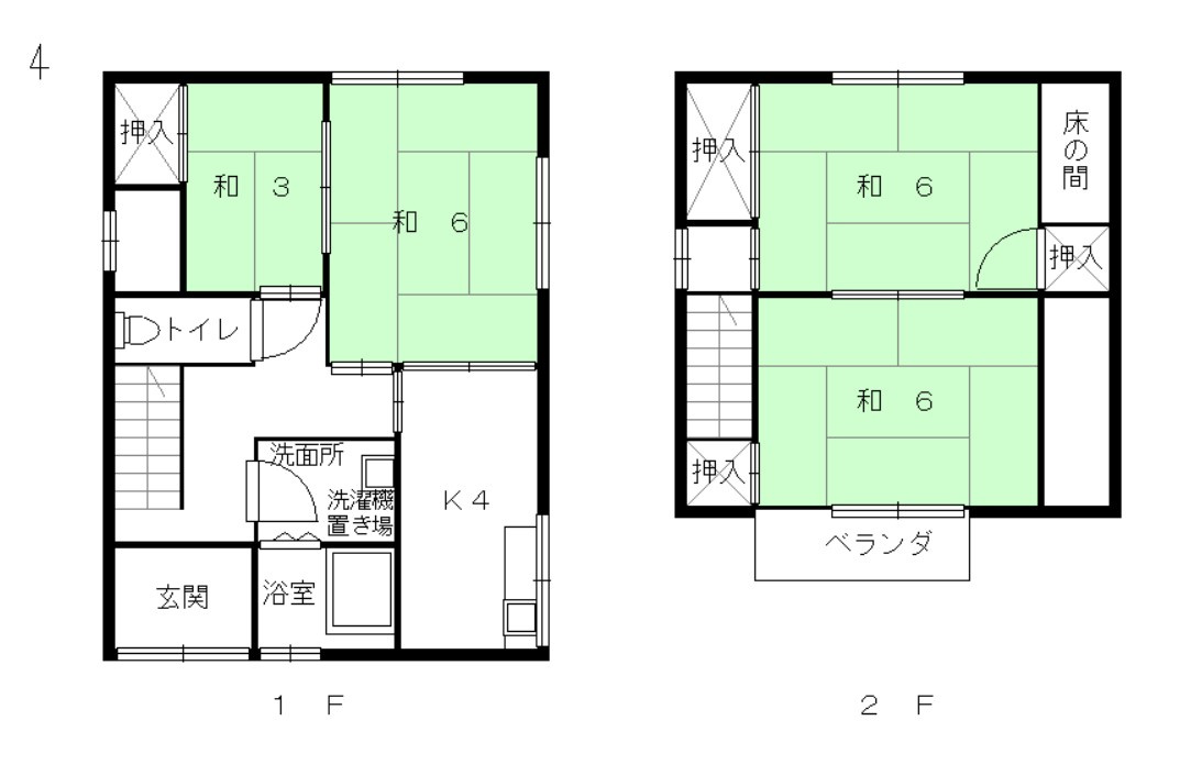 新在家一戸建の間取り