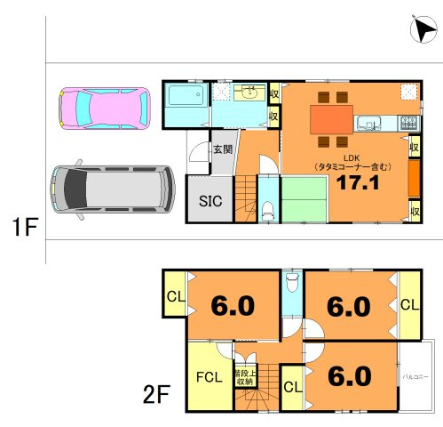 【土地図】 | 薪茶屋前　売土地（建築条件無） | 駐車2台