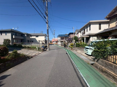 【前面道路含む現地写真】 | 薪茶屋前　売土地（建築条件無）