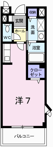 タウニー北条　２の間取り