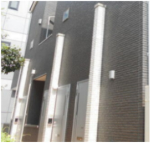 川崎市多摩区菅馬場１丁目のアパートのエントランス