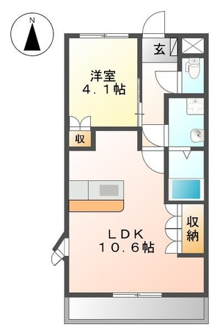 エトワール新在家の間取り