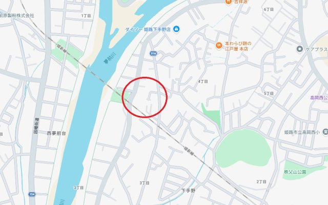 姫路市下手野4丁目　　　中古戸建の地図
