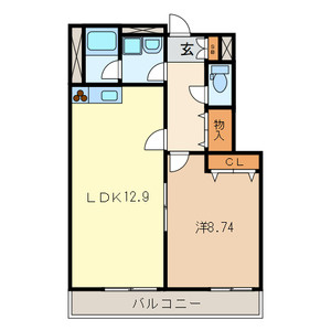 プリマベーラ鴨川の間取り