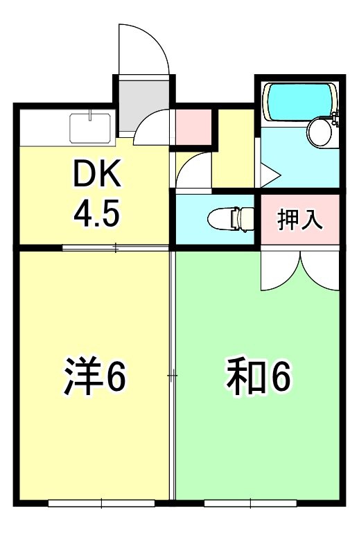 江川マンションの間取り