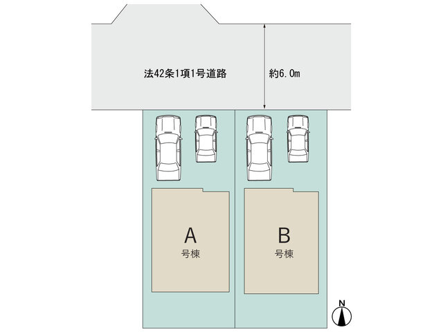 【Heartfull Town】鈴木町１丁目104番の区画図|〇建物完成済＋大幅価格変更＆仲介手数料無料(100%FREE)＋誠心誠意の値引き交渉！内覧可能。お問合せ下さい！土日平日及び夜間・【これから】【今から】に精一杯対応〇
